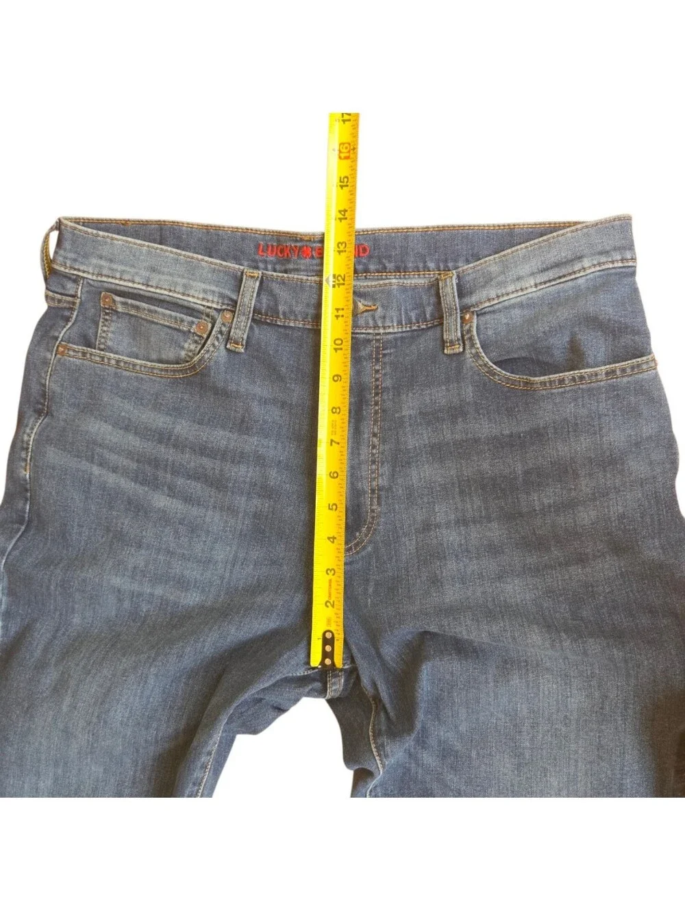 Lucky Brand 410 Athletic Straight Leg Men's 36x32 Stretch Denim Jeans